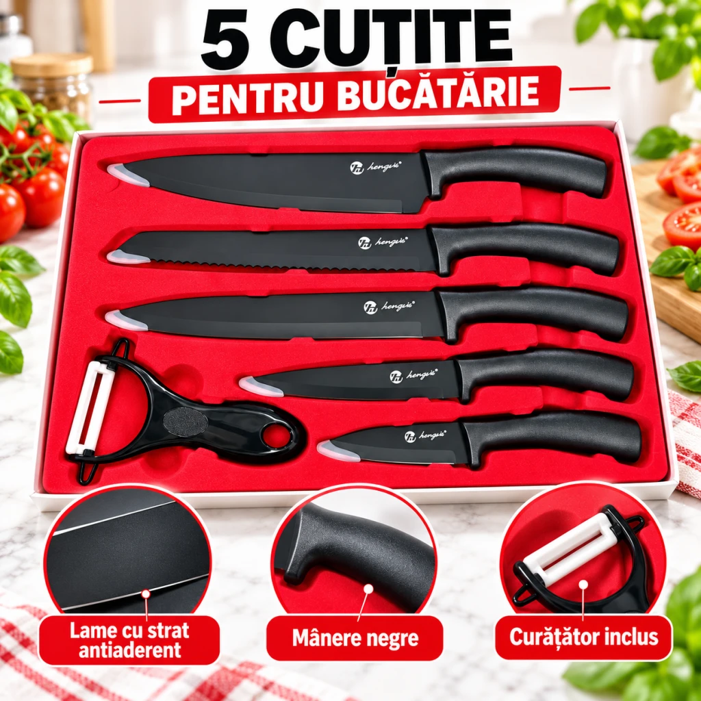Set de cutite hengis, 6 piese, hz-p17 2