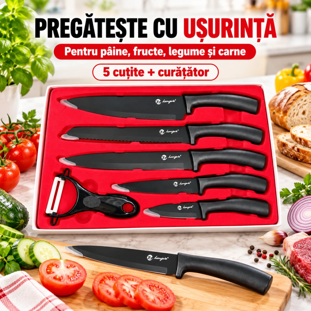Set de cutite hengis, 6 piese, hz-p17 3