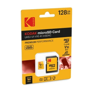 Kodak microsdxc microsd 128gb uhs-i u1 v10 a1 + adaptator Thumbnail 3