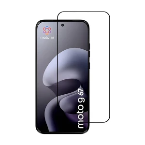 Защитное стекло woo tempered glass 5d для moto g67, черное
