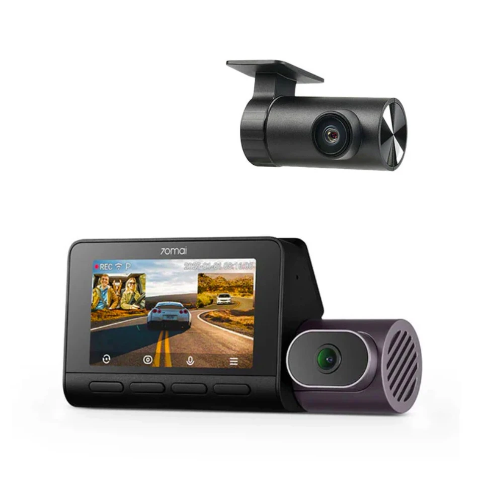 70mai dash cam t800 premium set 256gb (+rear camera rc41) 2