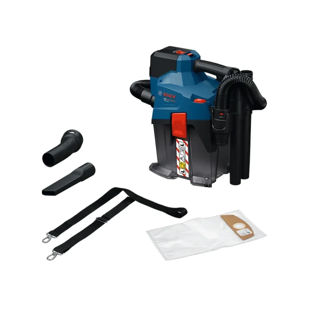 Aspirator pe acumulator (fără acumulator) gas18v-6ls 18 v 129 mbar 4.5/3 l bosch 2