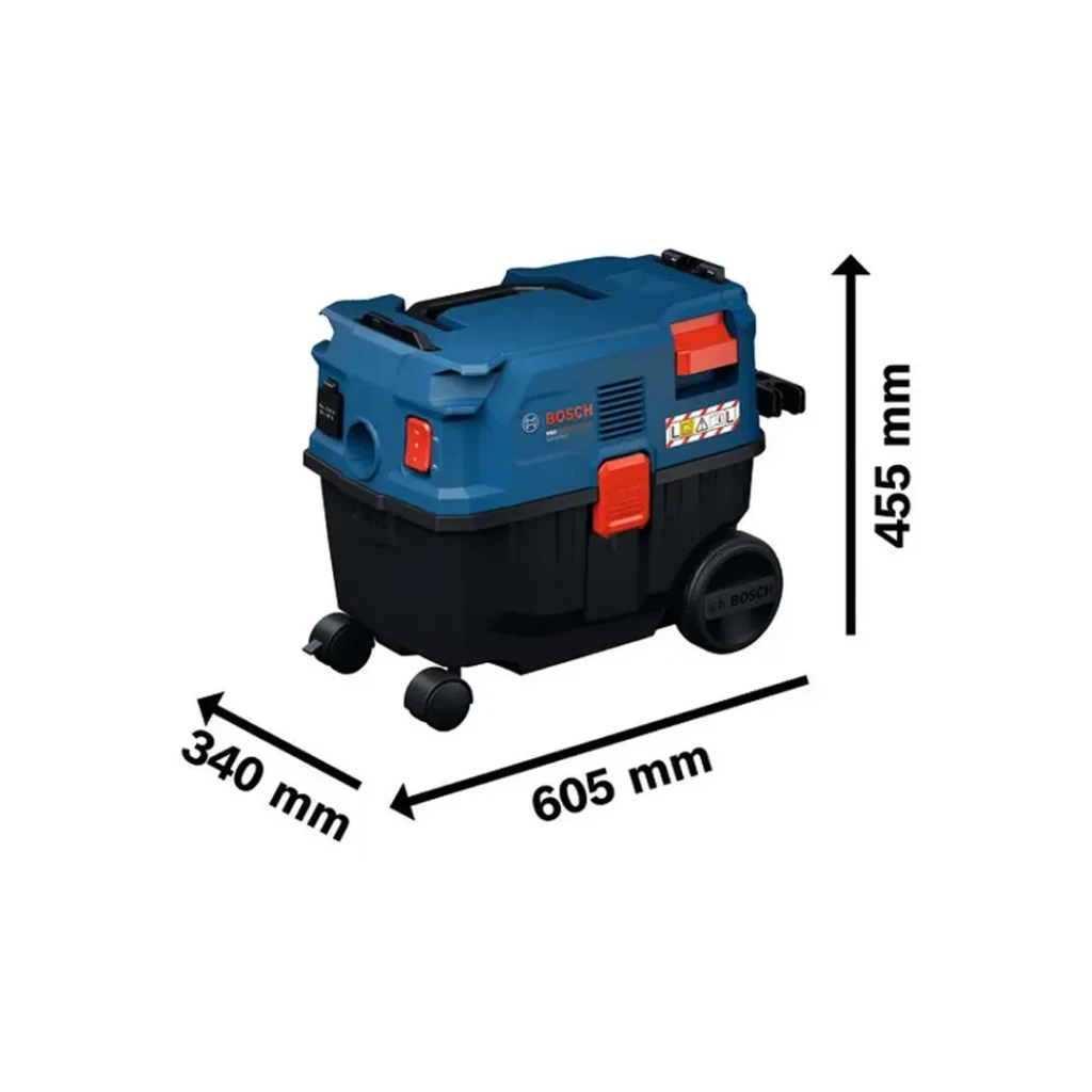 Aspirator industrial gas12-25ls 1200 w 220 - 240 v 210 mbar 20 l bosch 3