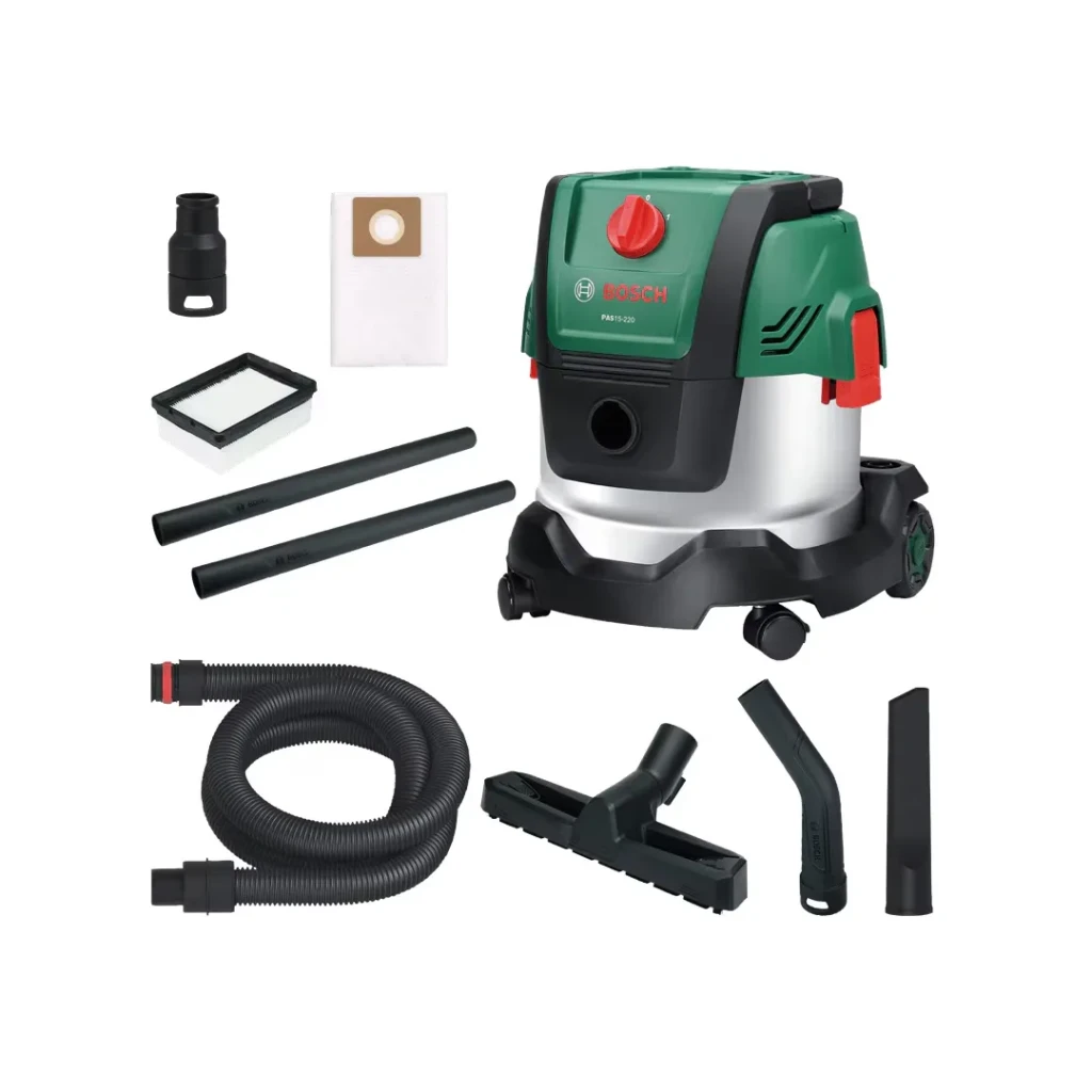 Пылесос pas15-220 1200 вт 220 - 240 в 220 мбар 15 л bosch 2