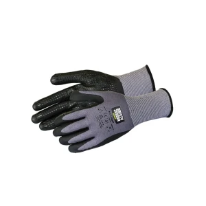 Mănuși acoperite cu nitril allflexdop 10 negru/gri safety jogger
