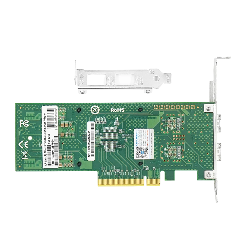 Adaptor de rețea lr-link lres1021pf-2sfp28, verde 3