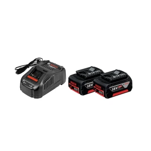 Set încărcător + 2 acumulatoare bosch gal 1880 cv 2 x 5 ah 18 v li-ion