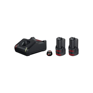 Набор зарядное устройство + 2 аккумулятора bosch gal 12v-40 + gba 2 x 3 aч 12 в li-ion
