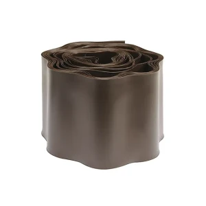 Bordură decorativă pentru grădină 9 m x 20 cm maro flo