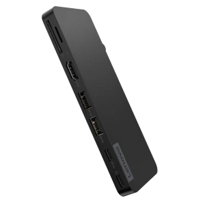 Док-станция Lenovo USB-C Slim Travel Dock, Черный