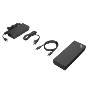 Док-станция Lenovo Thinkpad Thunderbolt 4 Dock, Чёрный