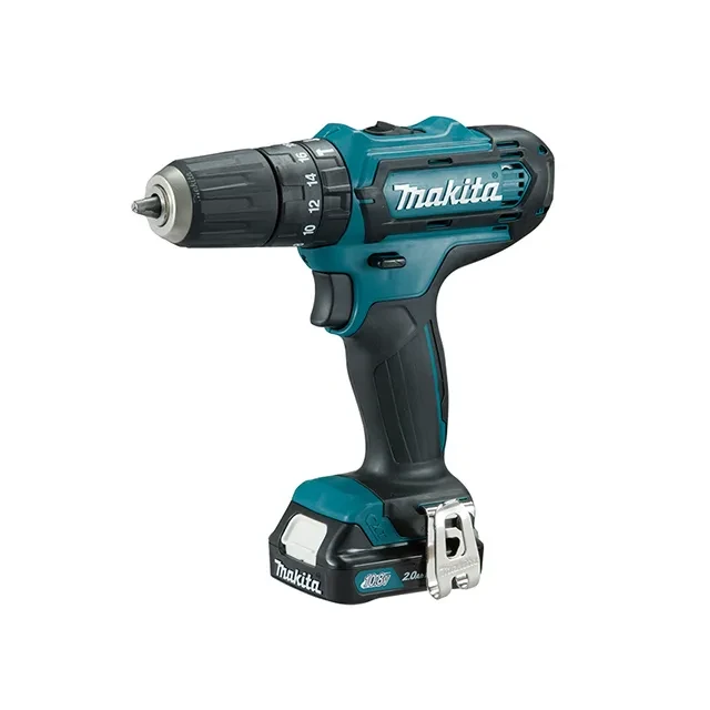 Дрель-шуруповерт hp333dsae 30 нм 2.0 ач (li-ion) 12 в 450 - 1700 об/мин makita 2