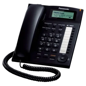 Telefon cu fir Panasonic KX-TS2388, Negru
