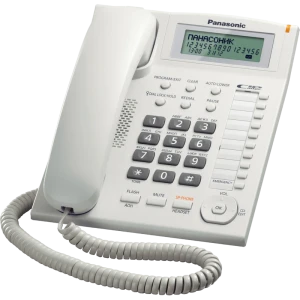 Telefon cu fir panasonic kx-ts2388, alb