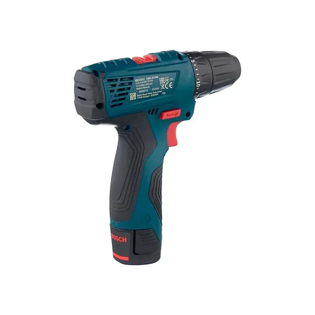Аккумуляторная дрель-шуруповёрт gsr 120 li 30 нм 2.0 ач 12 в 0 - 400/1500 об/мин bosch 2