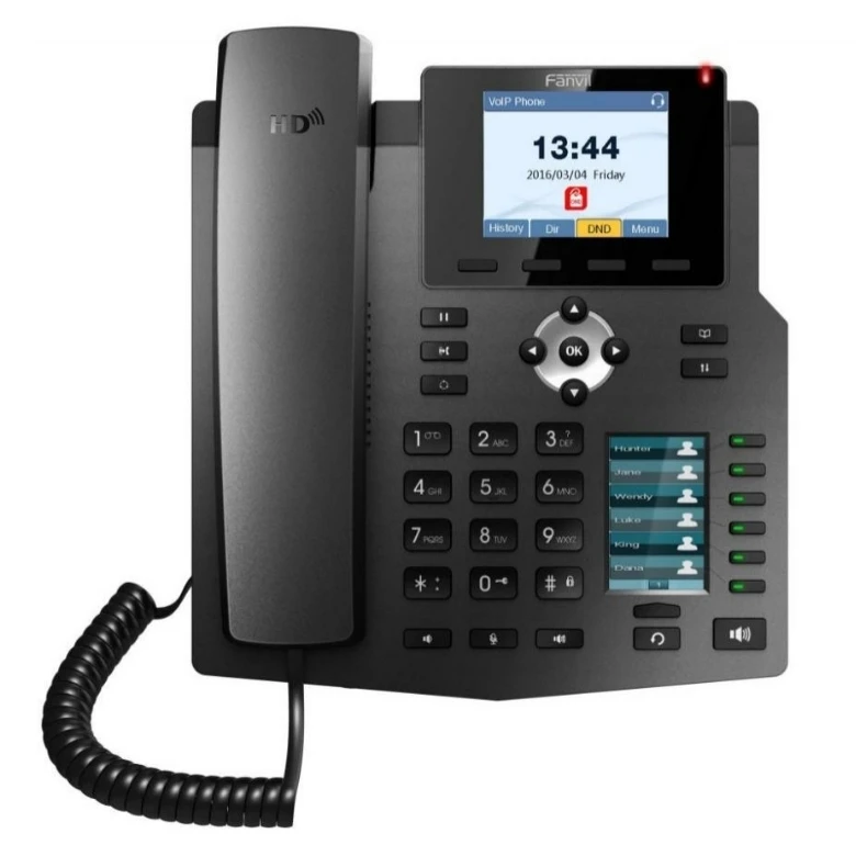 Telefon ip fanvil x4, negru 7