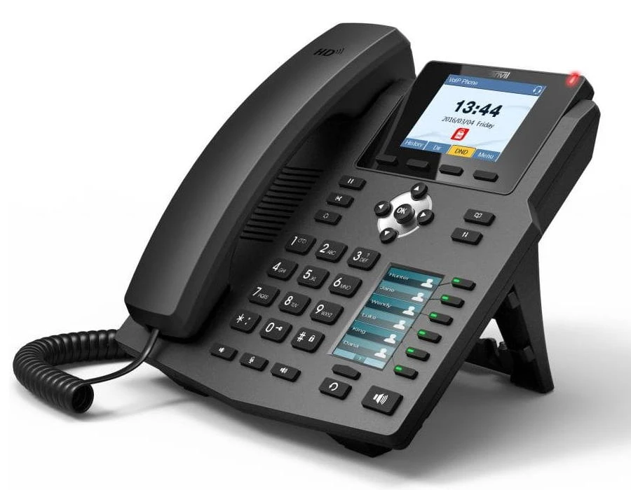 Telefon ip fanvil x4, negru 4