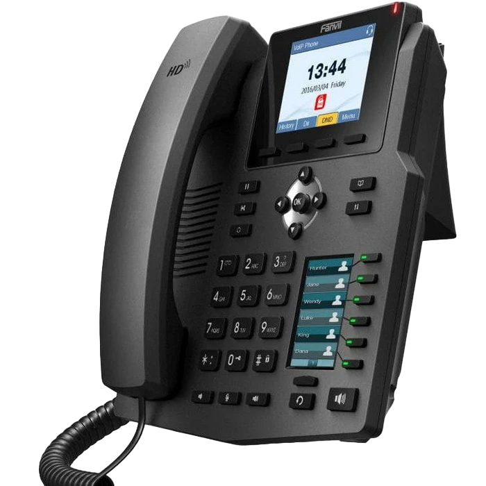 Telefon ip fanvil x4, negru 3