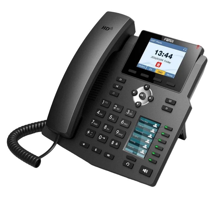 Telefon ip fanvil x4, negru 6