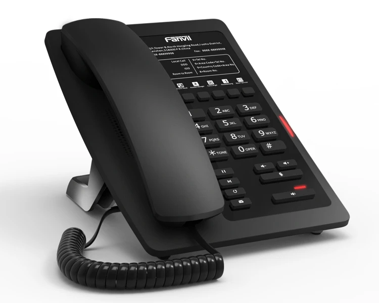 Telefon ip fanvil h3, negru 3