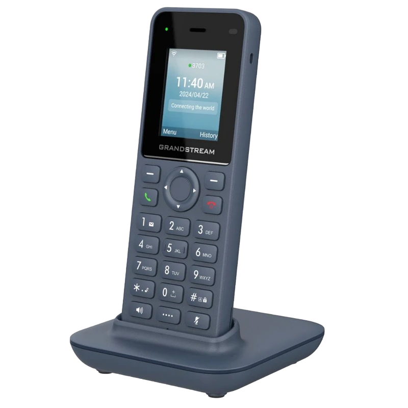 Telefon ip grandstream wp816, jet grey 4