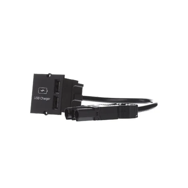 Priză usb 2.4 a 5 v negru bachmann 2