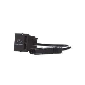 Priză usb 2.4 a 5 v negru bachmann Thumbnail 2