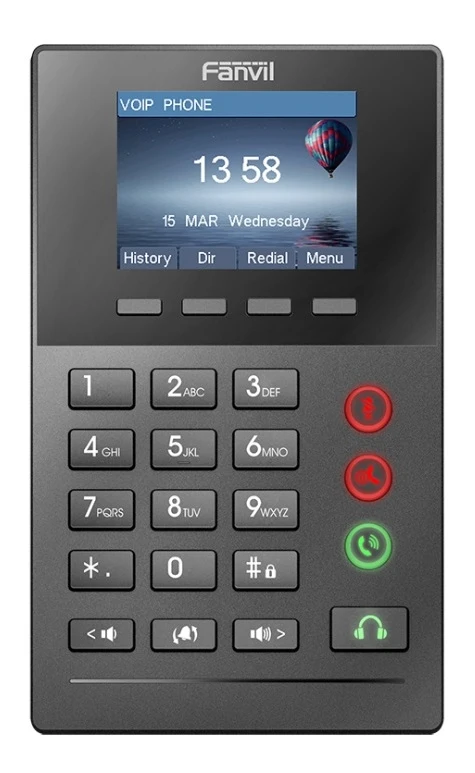 Ip телефон fanvil x2p, чёрный 5