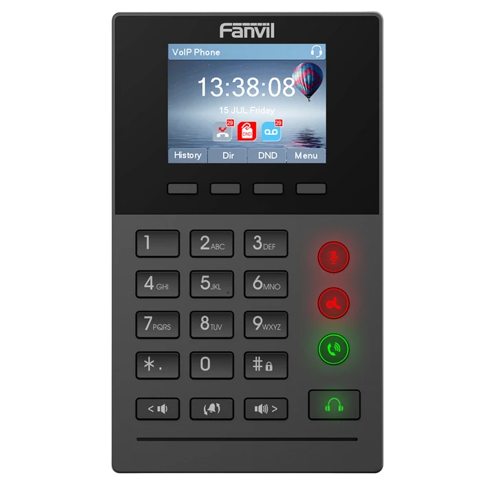 Ip телефон fanvil x2p, чёрный 2