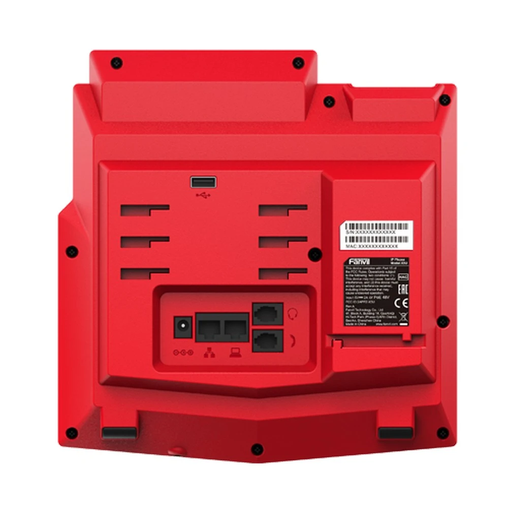 Ip телефон fanvil x5u-r, красный 2