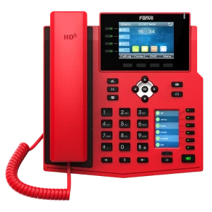 Ip телефон fanvil x5u-r, красный
