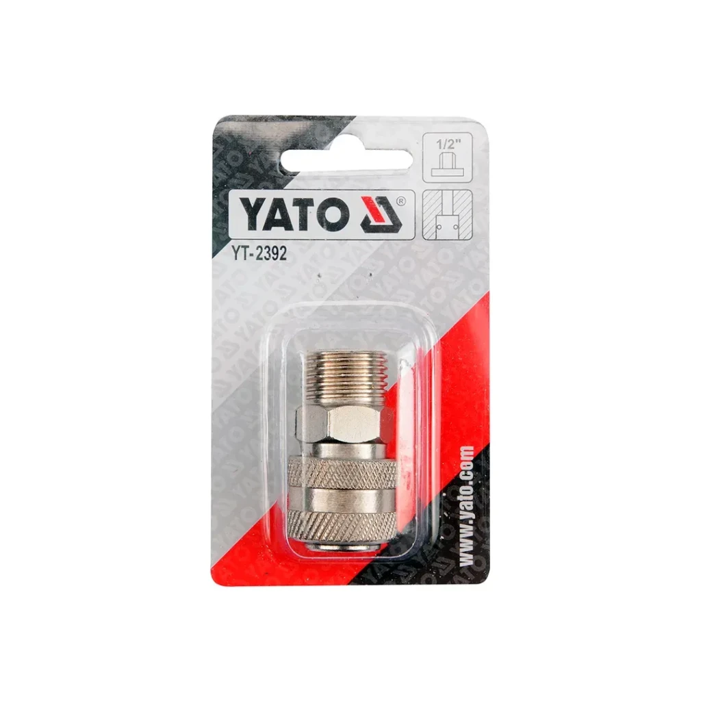 Mufă rapidă yt-2392 1/2'' cu filet exterior yato 2