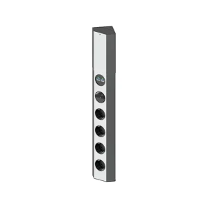 Prelungitor de masă cu împământare și întrerupător 4 prize + 2 usb 2 m 16 a bachmann