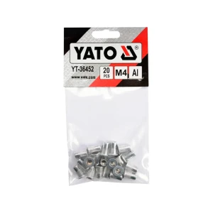 Nituri cu filet 4 * 11 mm yato aluminiu 20 buc. Thumbnail 2