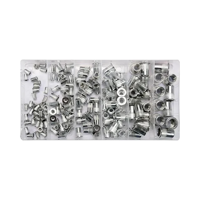 Set nituri cu filet 3 - 10 mm aluminiu 150 buc. 2