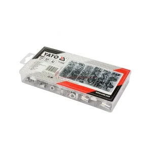 Set nituri cu filet 3 - 10 mm aluminiu 150 buc.