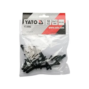 Заклепки 5 * 17.2 мм yato пластик 10 шт.