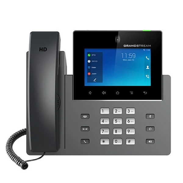 Telefon video ip grandstream gxv3450, negru 4