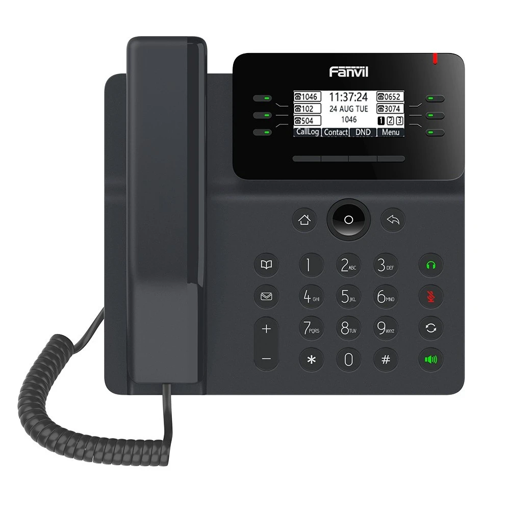 Ip телефон fanvil v62, чёрный 4