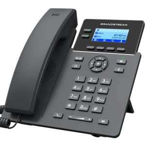 Telefon IP Grandstream GRP2602P, Negru