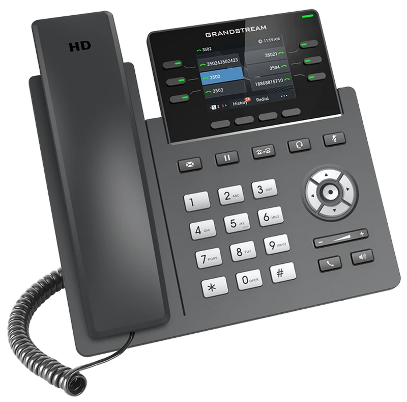 Telefon ip grandstream grp2613, negru 2