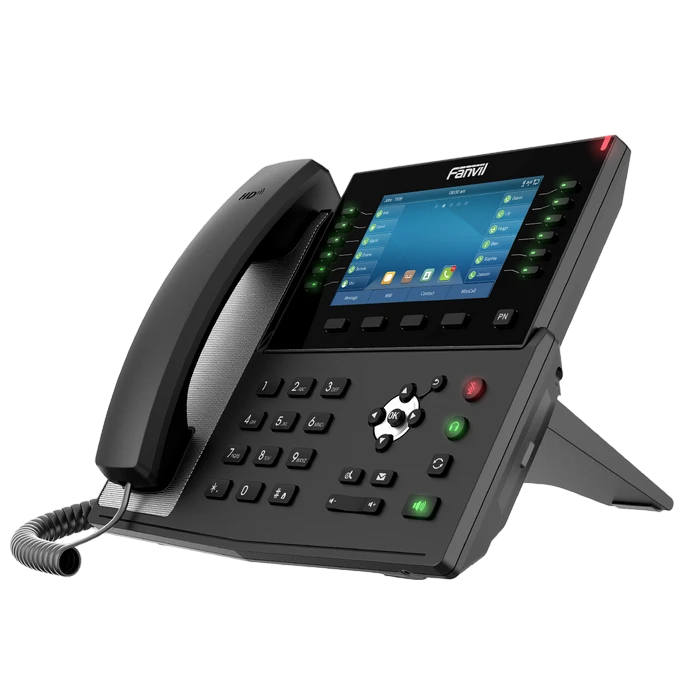 Ip телефон fanvil x7c, чёрный 4