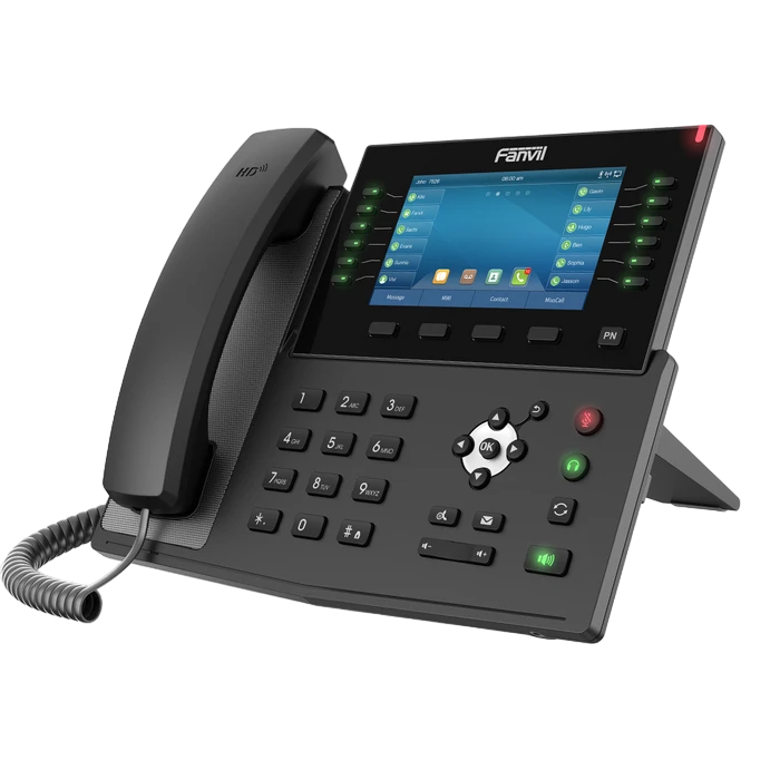 Ip телефон fanvil x7c, чёрный 5
