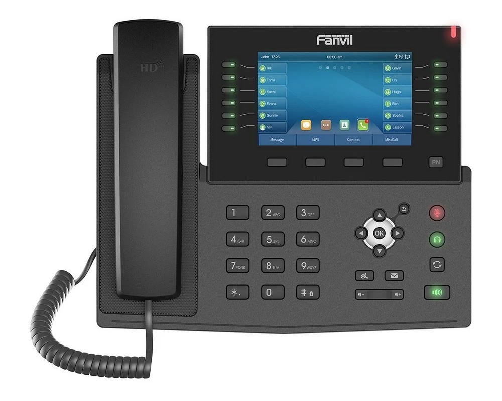 Ip телефон fanvil x7c, чёрный 8