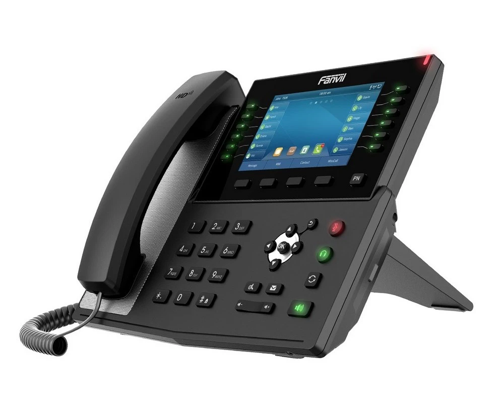 Ip телефон fanvil x7c, чёрный 3