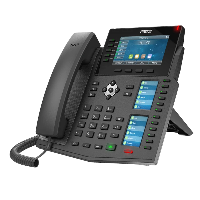 Ip телефон fanvil x6u, чёрный 2
