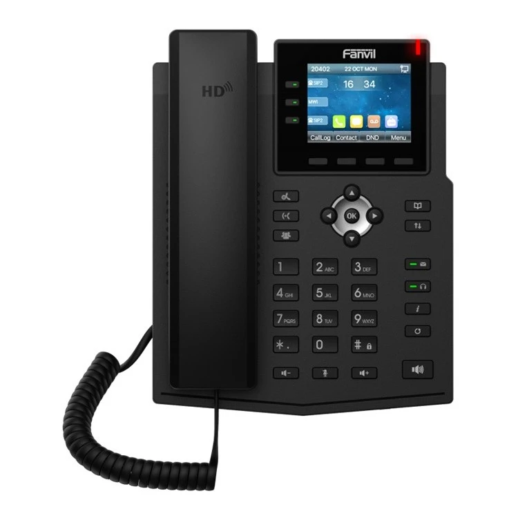 Telefon ip fanvil x3u, negru 3