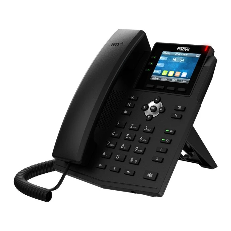 Telefon ip fanvil x3u, negru 2