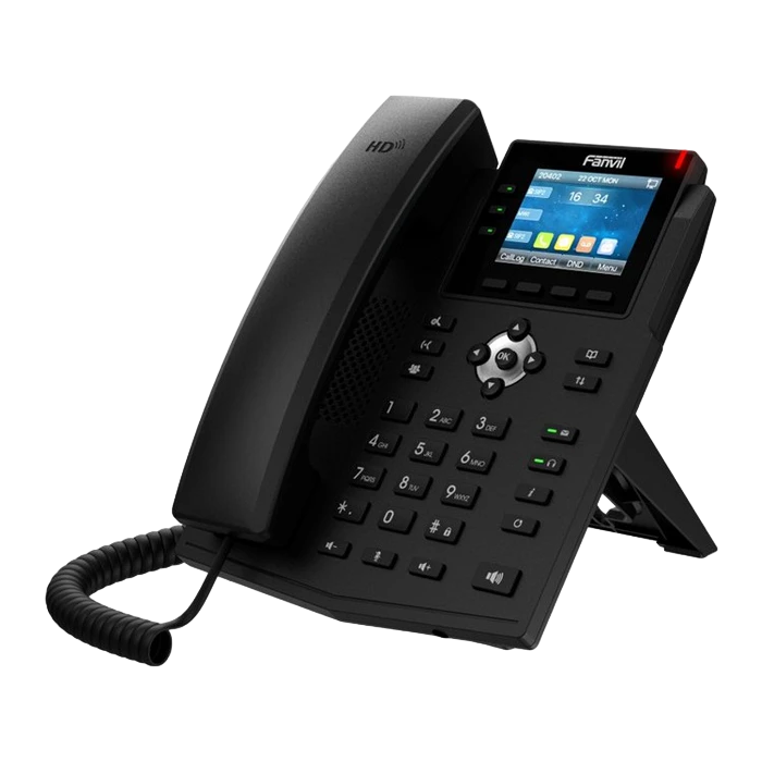 Telefon ip fanvil x3u, negru 6