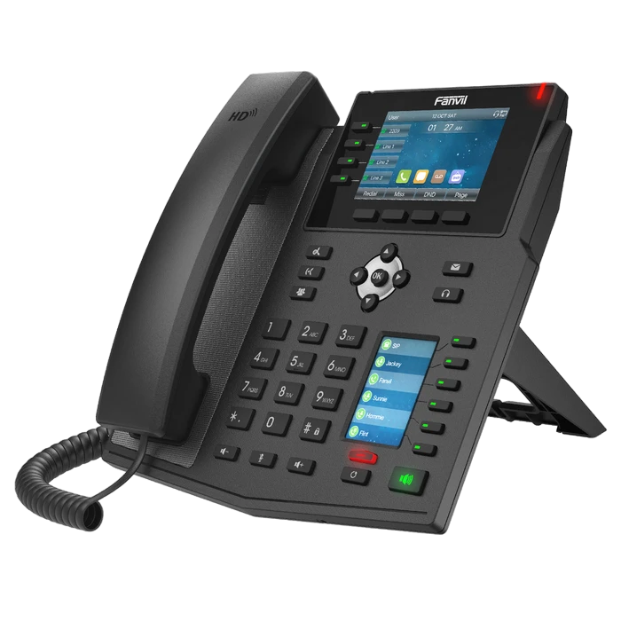 Telefon ip fanvil x5u, negru 3